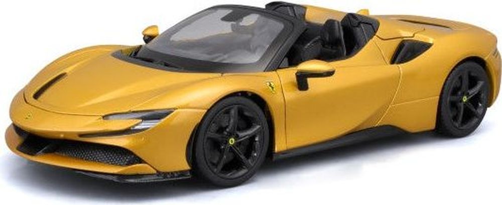 FERRARI SF90 SPIDER BBURAGO ΜΕΤΑΛΛΙΚΟ ΑΝΤΙΓΡΑΦΟ 1:18 GOLD BBURAGO