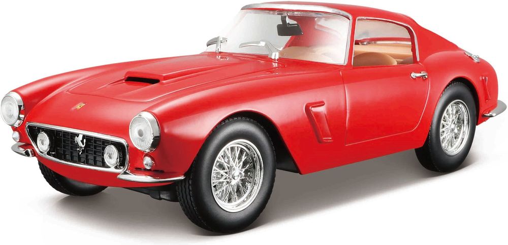 FERRARI 250GT BERLINETTA PASSO CORTO BBURAGO ΜΕΤΑΛΛΙΚΟ ΑΝΤΙΓΡΑΦΟ 1:24 RED BBURAGO