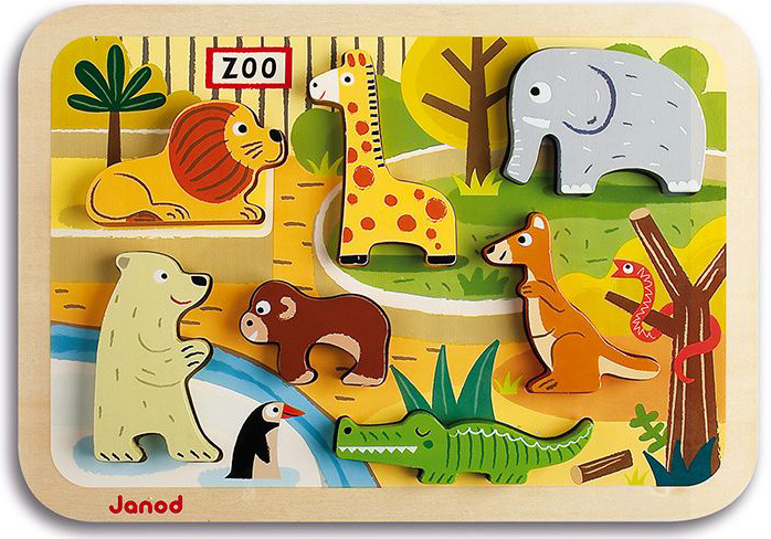 PUZZLE JANOD ΖΩΟΛΟΓΙΚΟΣ ΚΗΠΟΣ 7 ΤΜΧ (J07022) JANOD