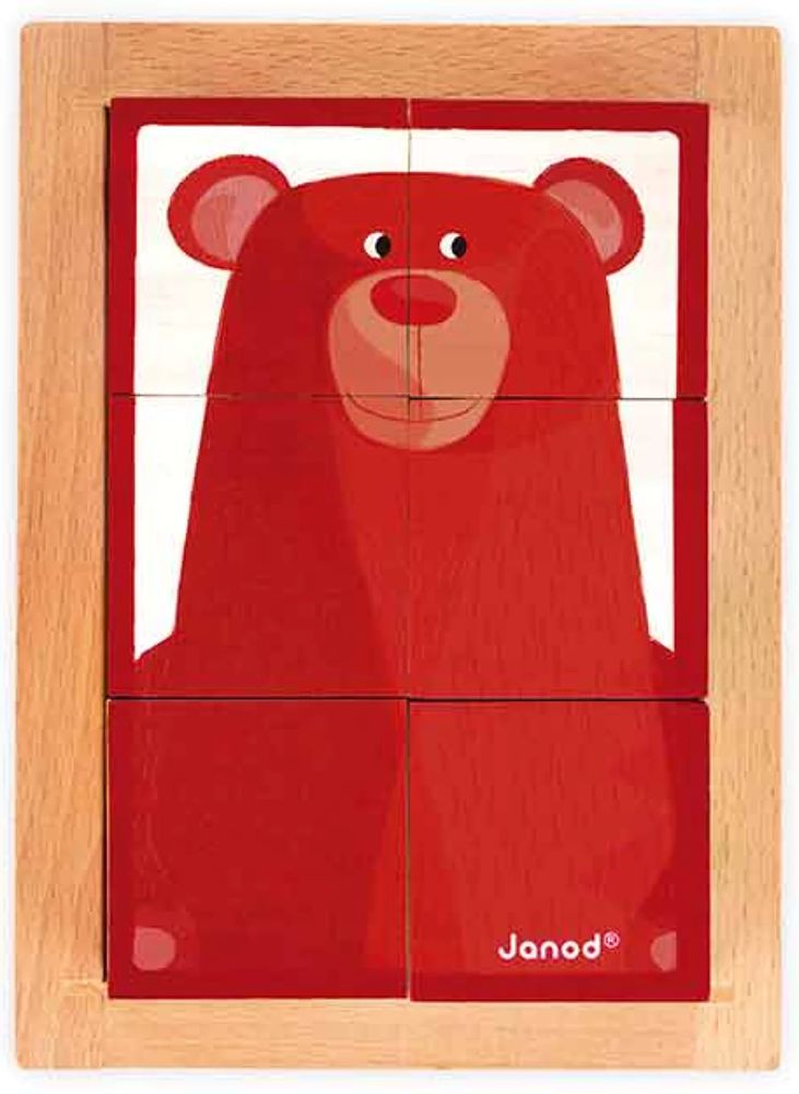 ΚΥΒΑΚΙΑ JANOD ΖΩΑ ΤΟΥ ΔΑΣΟΥΣ 6 ΤΜΧ (J08200)