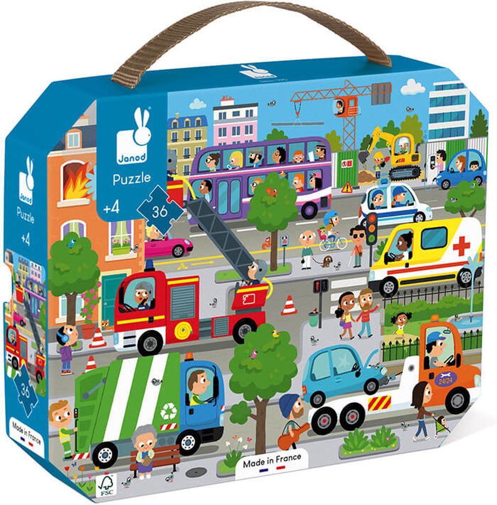JANOD PUZZLE ΒΑΛΙΤΣΑΚΙ JANOD ΠΟΛΗ 36 ΤΜΧ (J02644)