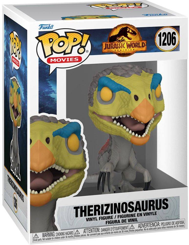 FUNKO POP! MOVIES: JURASSIC WORLD 3 - THERIZINOSAURUS 1206 VINYL FIGURE FUNKO POP