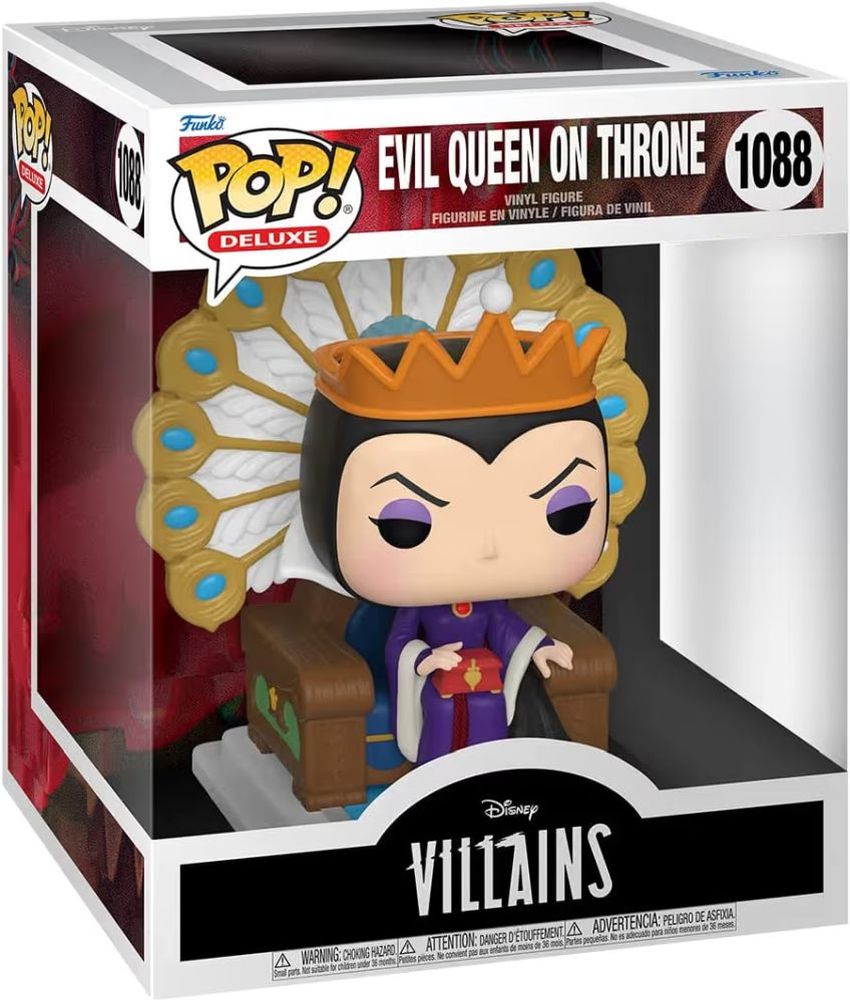 FUNKO POP FUNKO POP! DELUXE: SNOW WHITE AND THE SEVEN DWARFS - EVIL QUEEN ON THRONE VINYL FIGURE