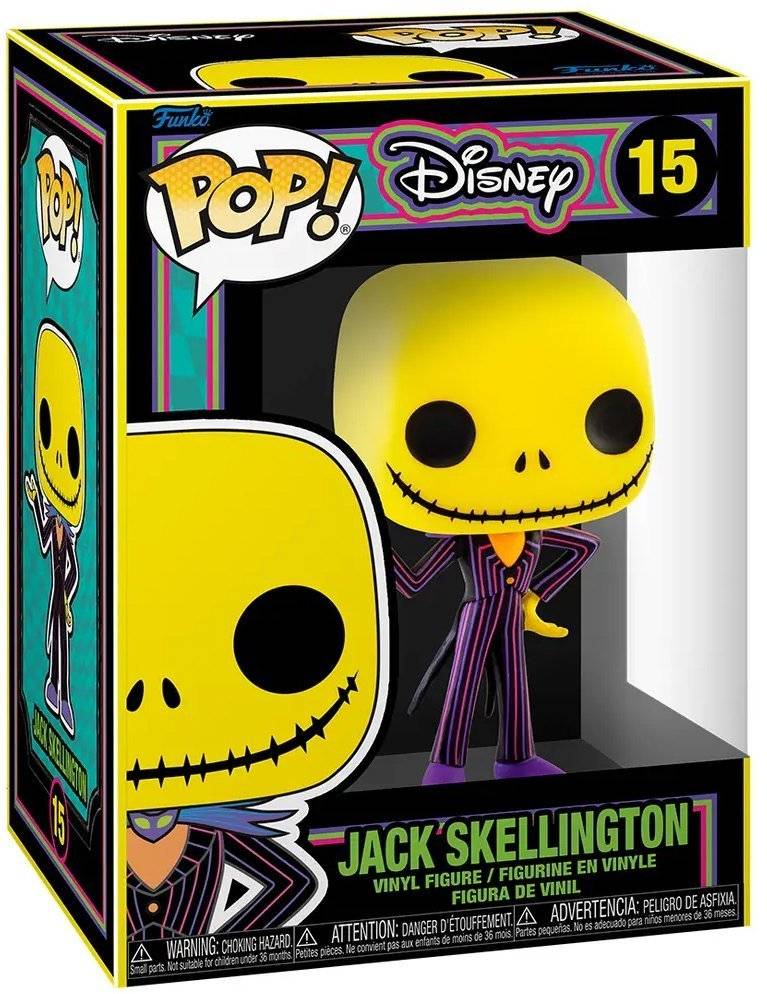 FUNKO POP! DISNEY: NIGHTMARE BEFORE CHRISTMAS - JACK SKELLINGTON (BLACKLIGHT) VINYL FIGURE FUNKO POP