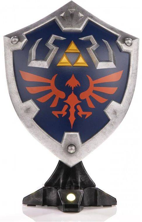 FIRST 4 FIGURES F4F THE LEGEND OF ZELDA: BREATH OF THE WILD ? HYLIAN SHIELD COLLECTORS PVC STATUE (29CM) (BOTWHC)