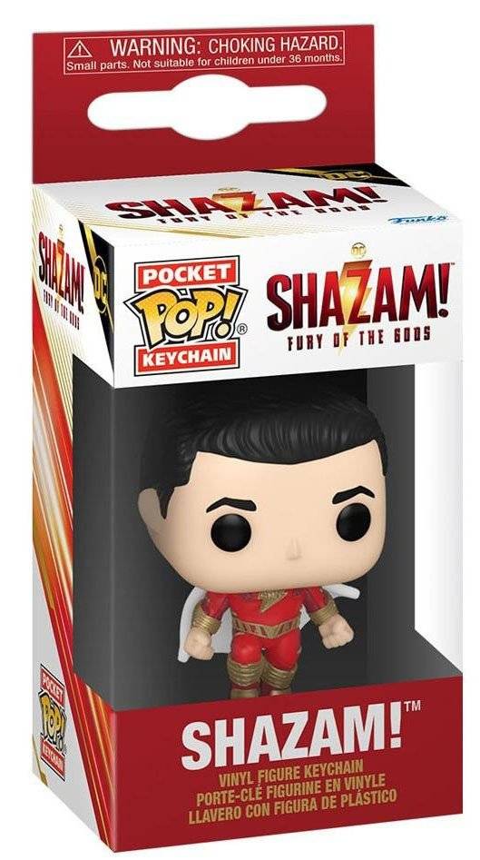 FUNKO POCKET POP!: SHAZAM! FURY OF THE GODS - SHAZAM! VINYL FIGURE KEYCHAIN FUNKO