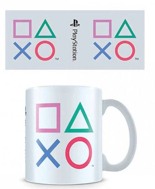 PYRAMID PLAYSTATION (SHAPES) COLOURED MUG (MG25990C) PALADONE