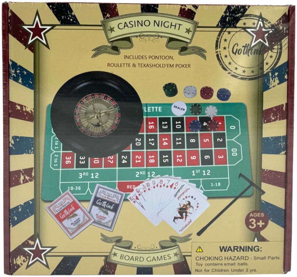 CASINO NIGHT PLATINUM GAMES ΣΕΤ 3 ΣΕ 1 ΠΑΙΧΝΙΔΙΑ PLATINUMGAMES