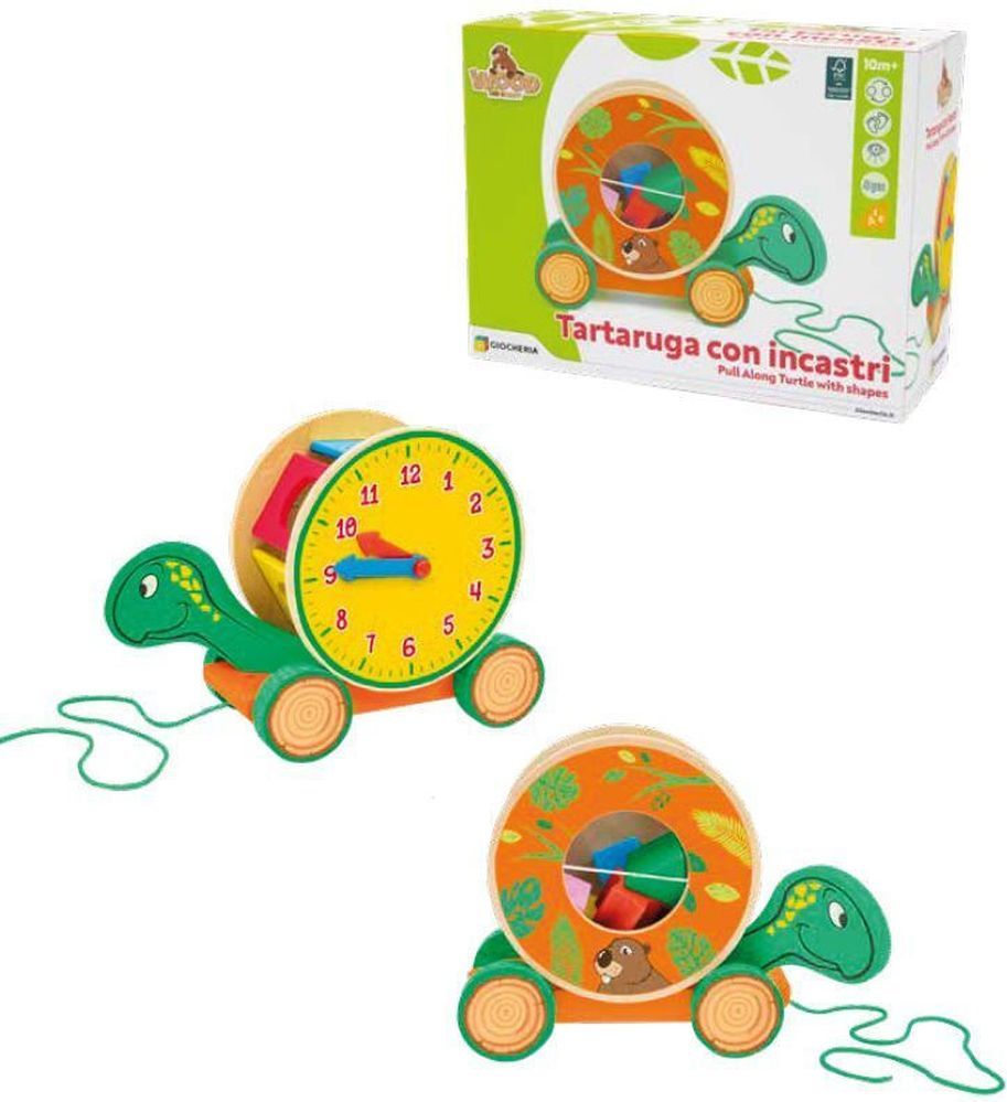 SEVI SEVI WOOD ΣΥΡΩΜΕΝΗ ΧΕΛΩΝΙΤΣΑ ΜΕ ΣΧΗΜΑΤΑ