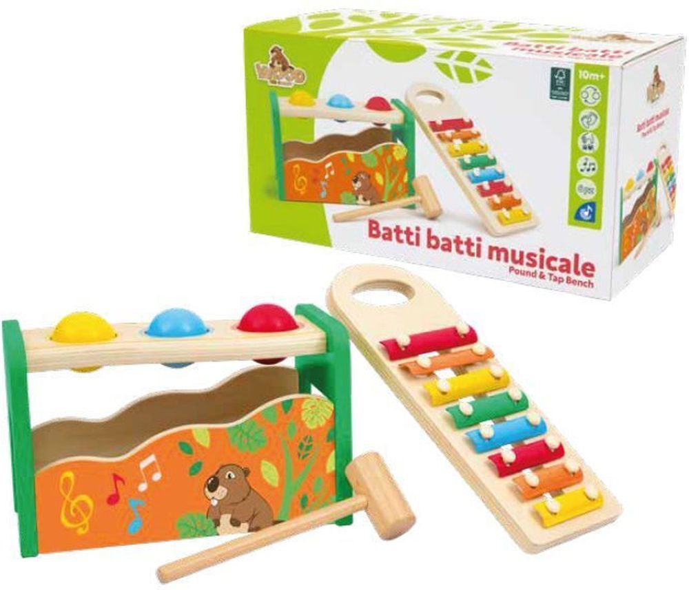 SEVI SEVI WOOD ΜΟΥΣΙΚΟ ΣΕΤ ΜΕ ΣΦΥΡΙ