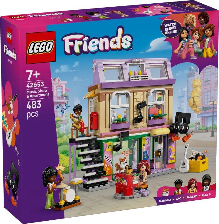 LEGO FRIENDS MUSIC STORE - APARTMENT (42653)