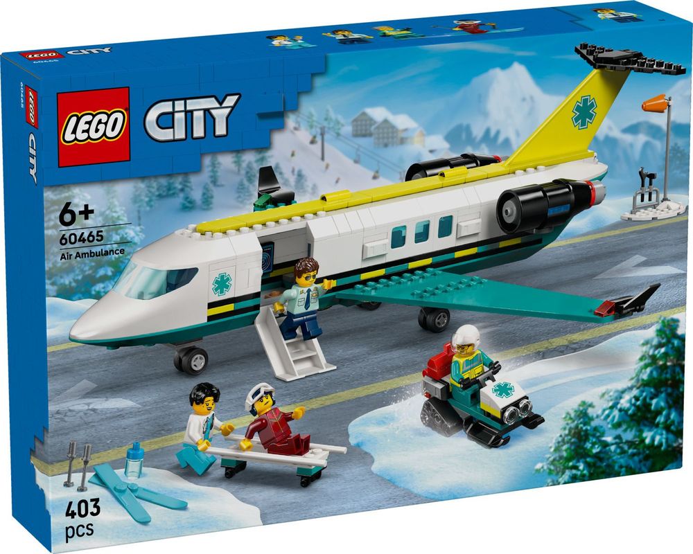 LEGO CITY EMERGENCY AIR AMBULANE AIRPLANE (60465) LEGO