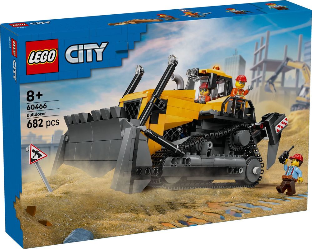 LEGO CITY YELLOW BULLDOZER (60466) LEGO