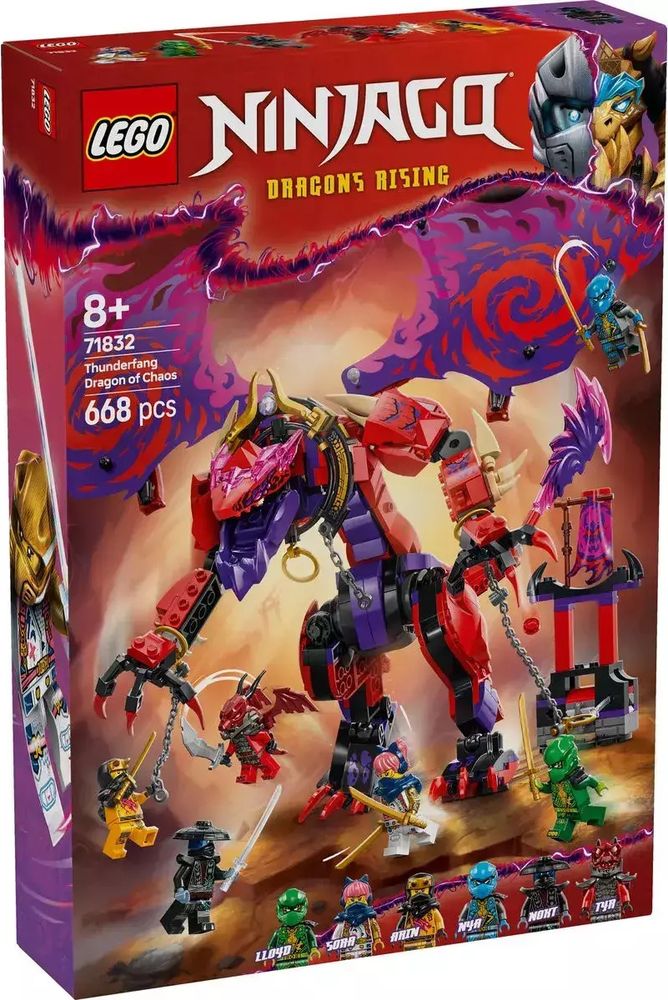 LEGO NINJAGO THUNDERFANG DRAGON OF CHAOS (71832) LEGO