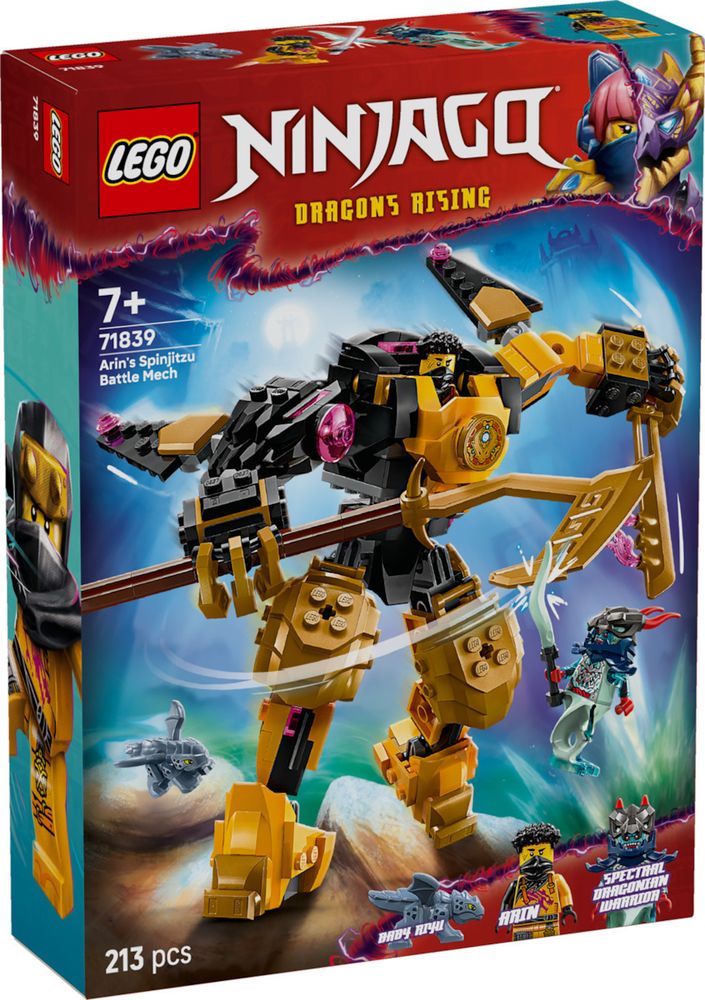 LEGO NINJAGO ARIN'S SPINJITZU BATTLE MECH (71839)