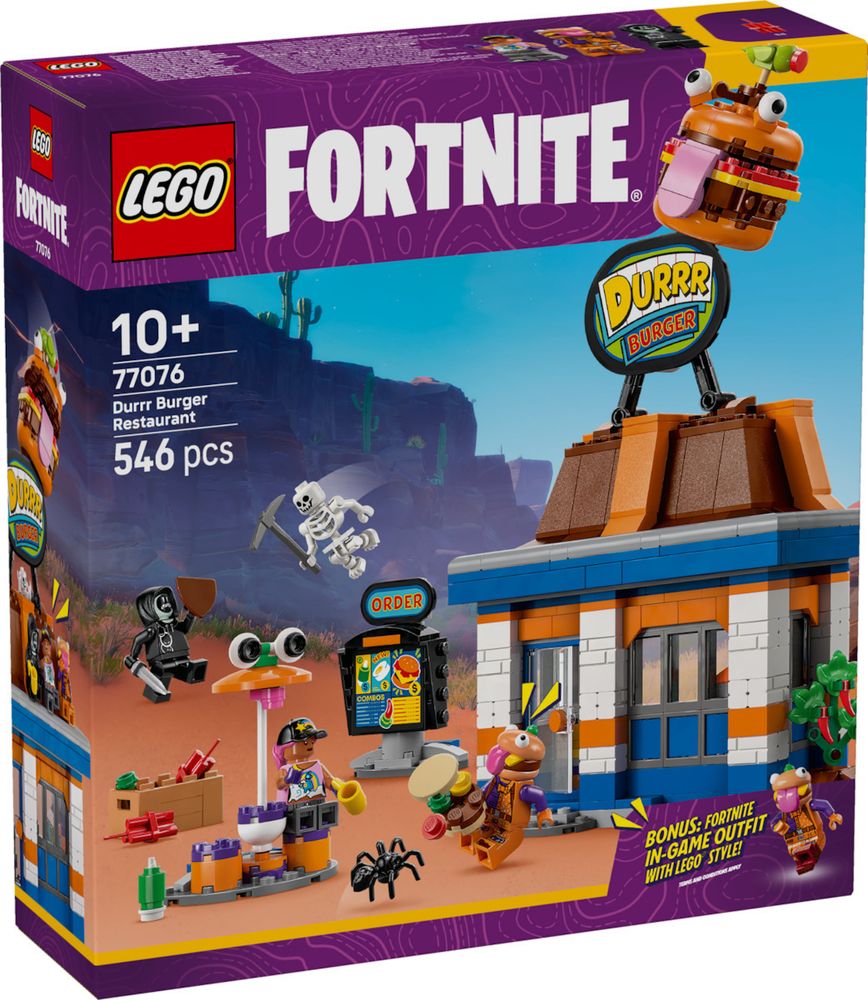 LEGO FORTNITE DURRR BURGER RESTAURANT (77076) LEGO