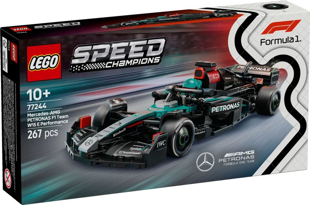 LEGO SPEED CHAMPIONS MERCEDES AMG F1 W15 RACE CAR (77244)