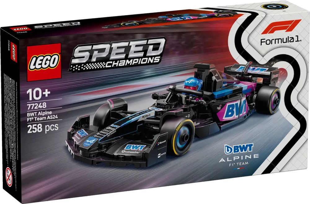 LEGO SPEED CHAMPIONS BWT ALPINE F1 TEAM A524 RACE CAR (77248)
