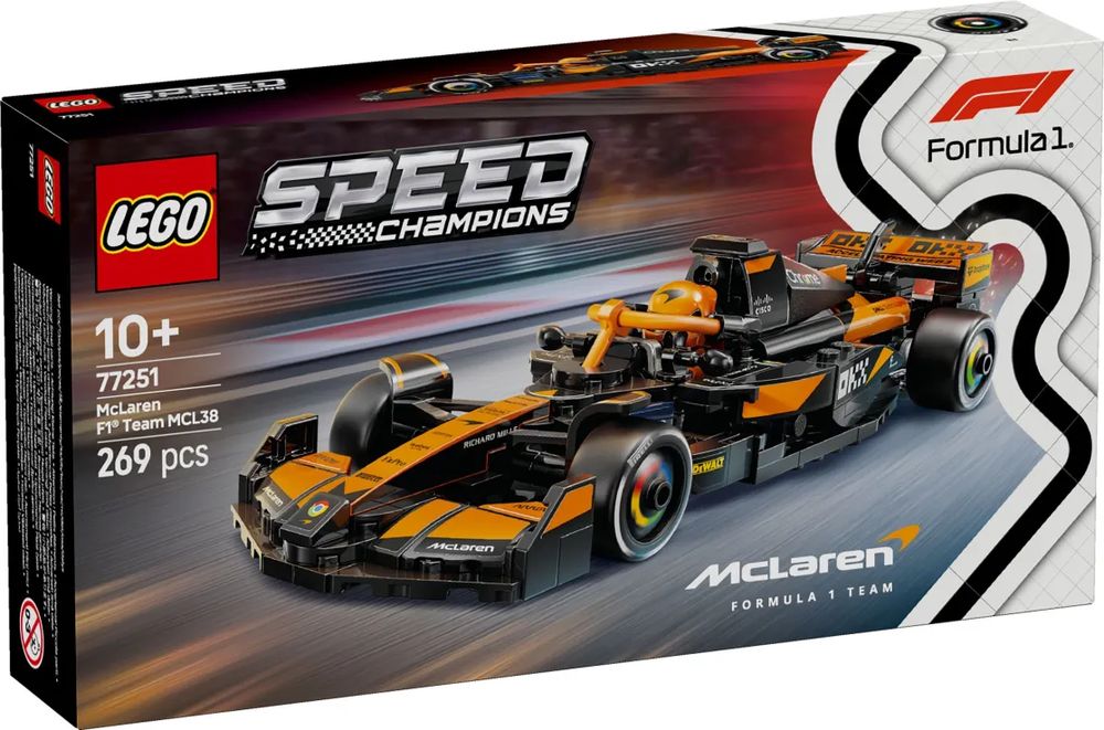 LEGO SPEED CHAMPIONS MCLAREN F1 TEAM MCL38 RACE CAR (77251)