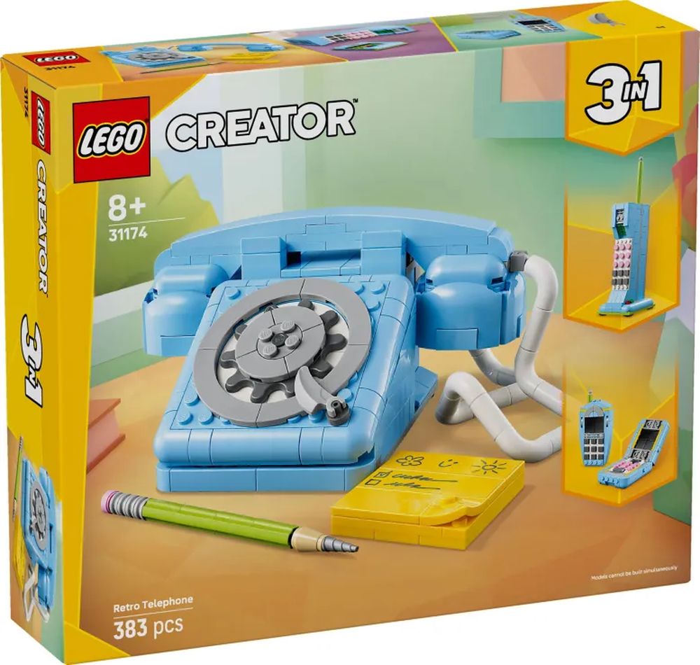 LEGO CREATOR 3IN1 RETRO TELEPHONE (31174) LEGO