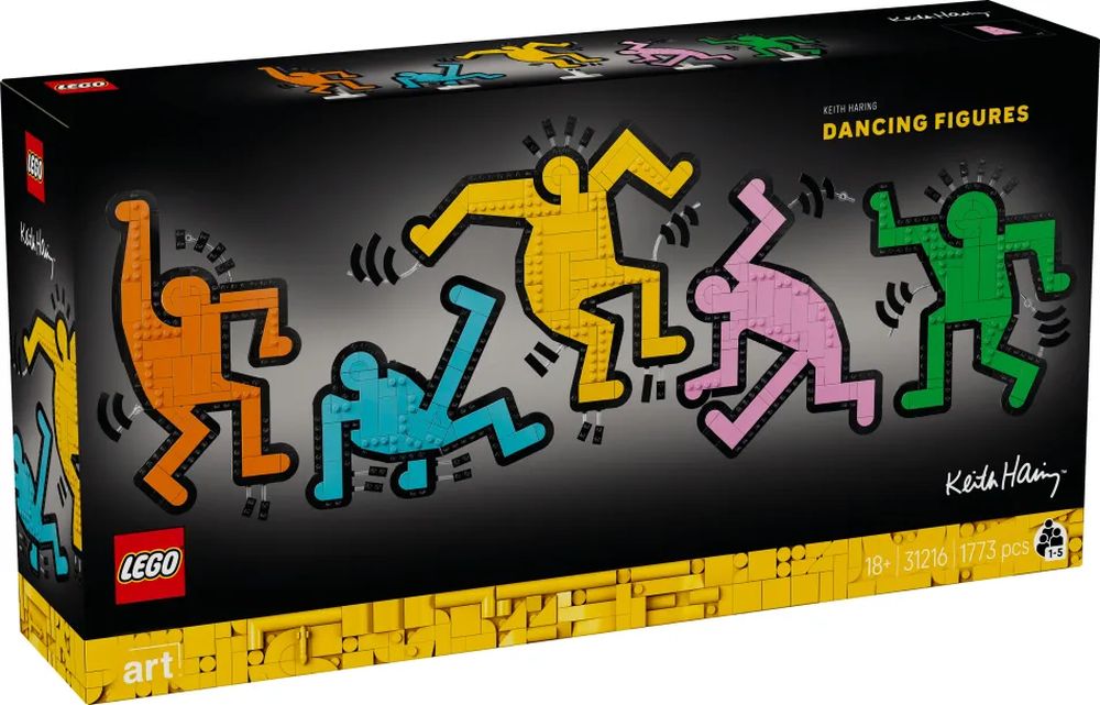 LEGO ART KEITH HARING-DANCING FIGURES (31216) LEGO