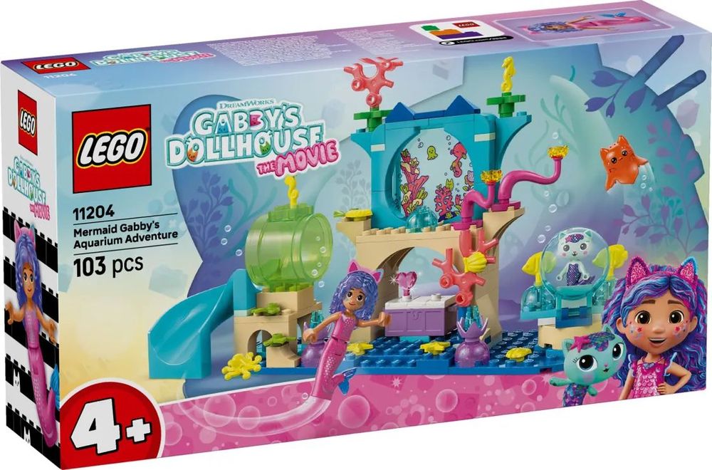 LEGO GABBY'S DOLLHOUSE MERMAID GABBY'S AQUARIUM ADVENTURE (11204)
