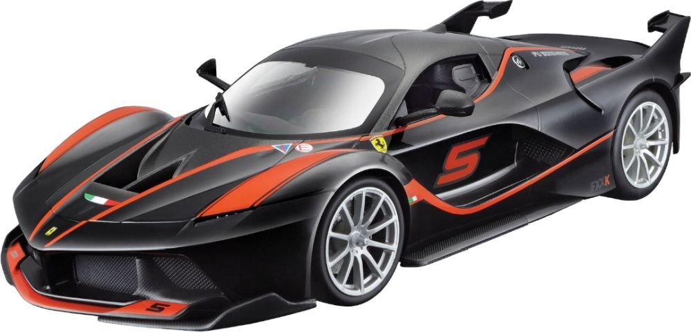 ΟXHMA FERRARI FERRARI FXX-K #5 ΜΕΤΑΛΛΙΚΟ ΑΝΤΙΓΡΑΦΟ BBURAGO ΜΑΥΡΟ 1:18 (18/16010)