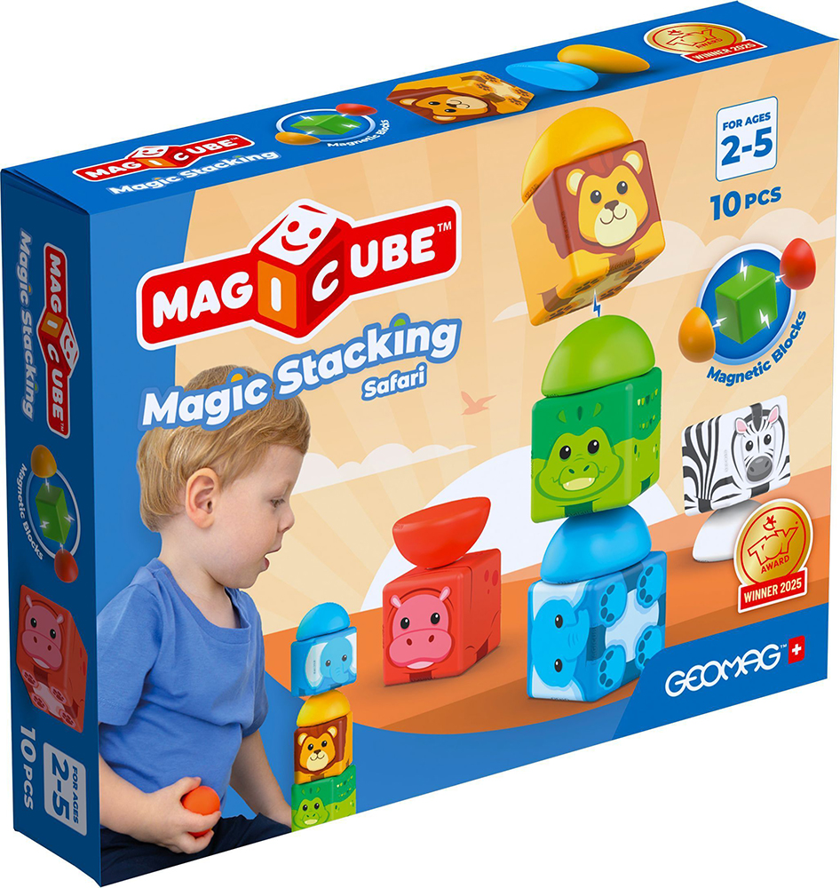 GEOMAG MAGICUBE MAGNETIC MAGIC STACKING SAFARI 10 GEOMAG