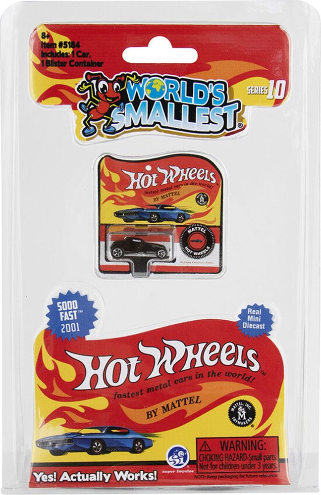WORLDS SMALLEST HOT WHEELS SERIES 10 WORLDS SMALLEST