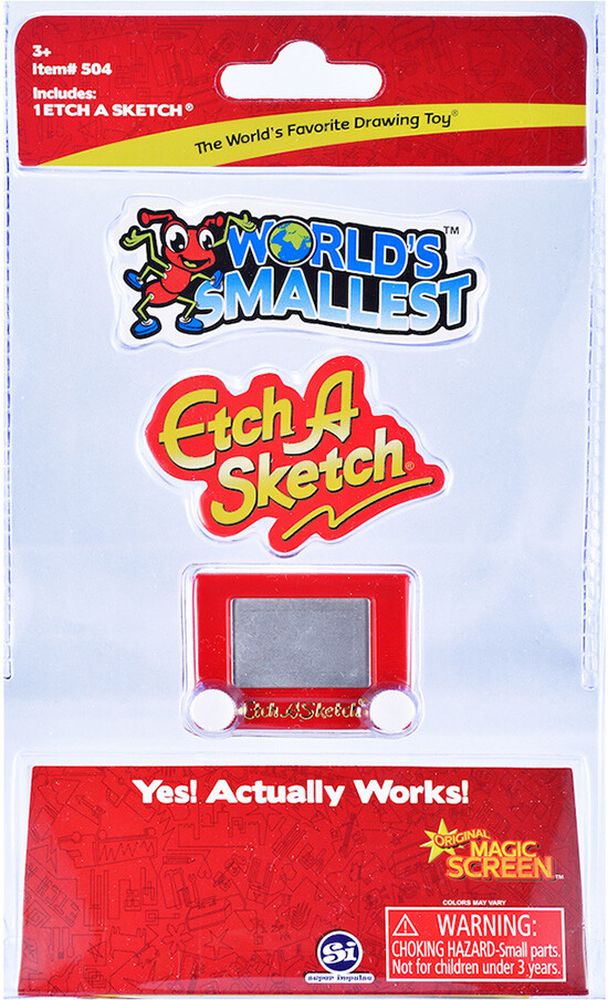ETCH A SKETCH WORLDS SMALLEST WORLDS SMALLEST