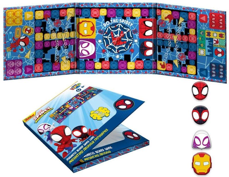 ΕΠΙΤΡΑΠΕΖΙΟ ΜΑΓΝΗΤΙΚΟ ΠΑΙΧΝΙΔΙ LUNA TOYS ΓΚΡΙΝΙΑΡΗΣ SPIDEY AND HIS AMAZING FRIENDS