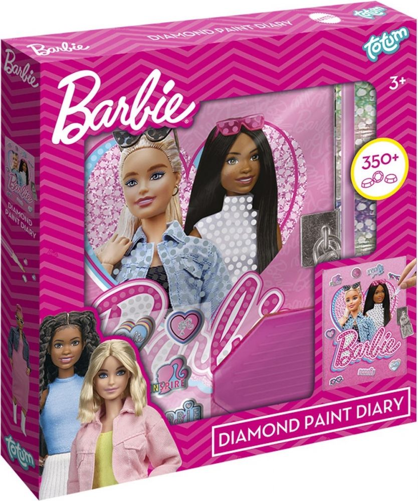 BARBIE TOTUM DIAMOND PAINT DIARY TOTUM