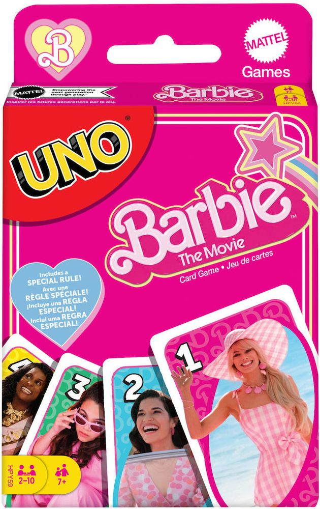 MATTEL BARBIE UNO MOVIE - 4LB