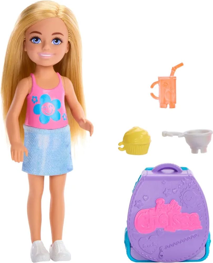 BARBIE: FAMILY - FRIENDS - CUPCAKE BAKING BAG WITH CLUB CHELSEA DOLL MATTEL