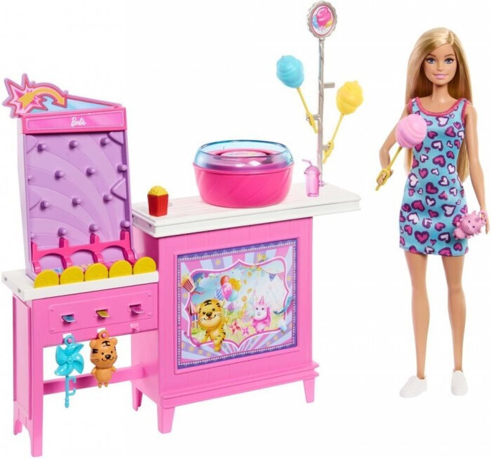 BARBIE MYSTERIES: BEACH DETECTIVES - TREATS AND GAME BOOTH MATTEL