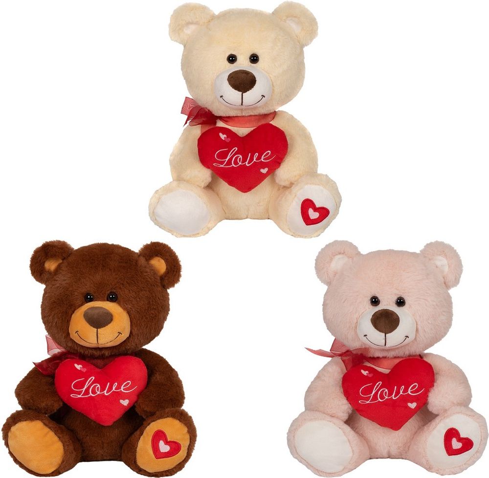 ΛΟΥΤΡΙΝΟ ΑΡΚΟΥΔΑΚΙ FRIENDLIES ΜΕ ΚΑΡΔΙΑ ΚΟΚΚΙΝΗ 3ΧΡ 30ΕΚ