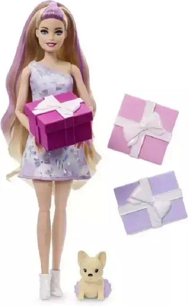 BARBIE: PARTY UNBOXED REVEAL - BLONDE HAIR DOLL