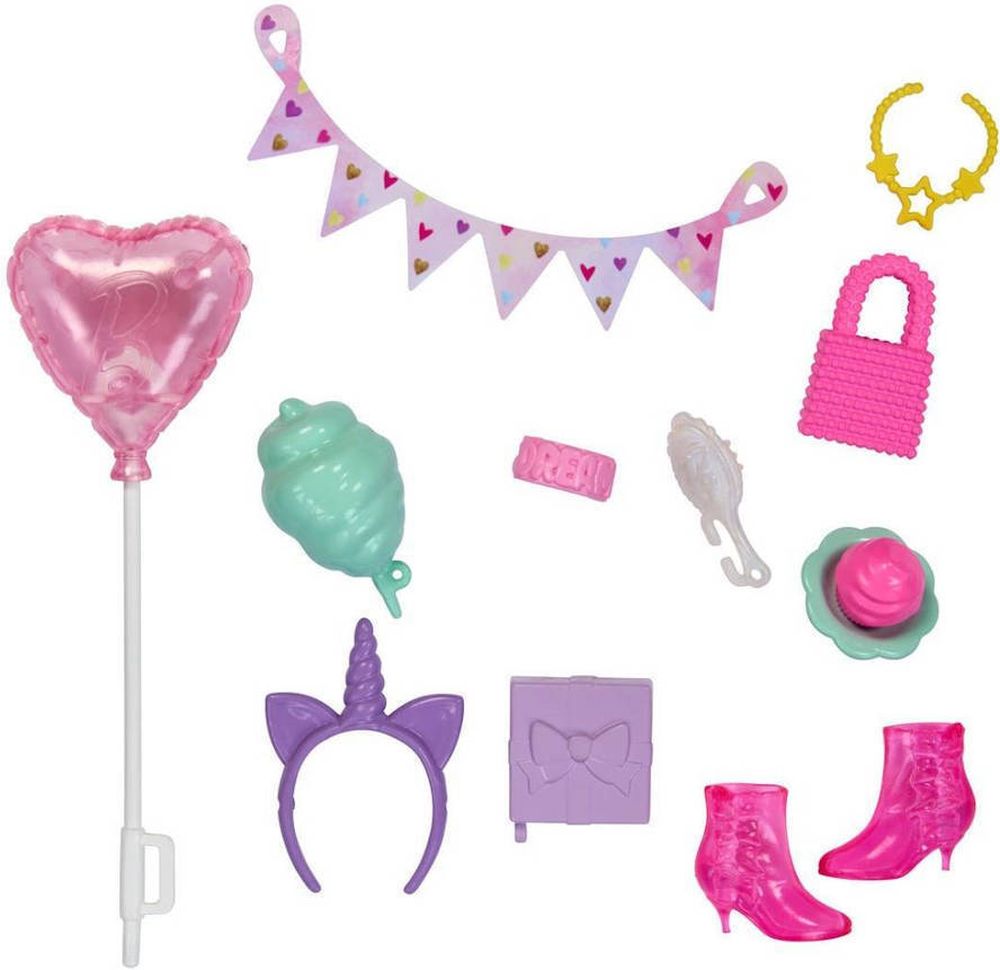 BARBIE: PINK HEART BALLOON ACCESSORIES MATTEL