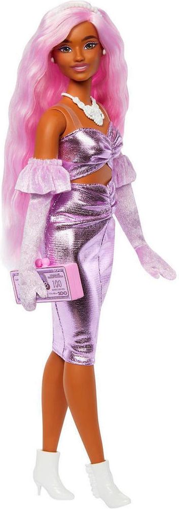 BARBIE DELUXE FASHIONISTAS ΡΟΖ ΜΑΛΛΙΑ