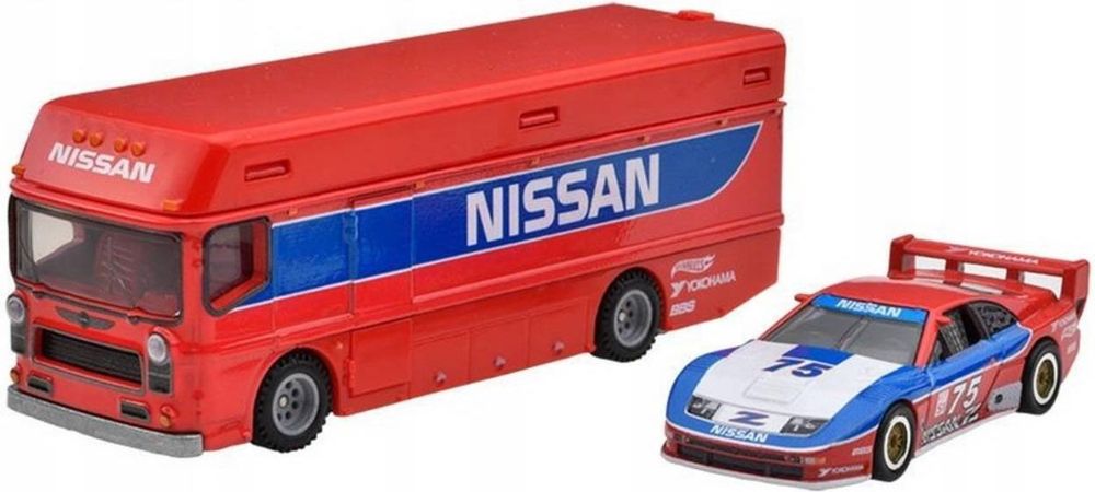 HOT WHEELS: PREMIUM CAR CULTURE TEAM TRANSPORT - EURO HAULER '94 NISSAN 300 XZ GTS MATTEL