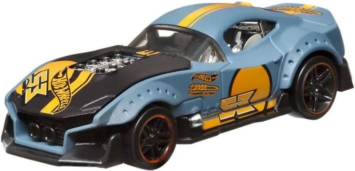 MATTEL HOT WHEELS: PULL-BACK SPEEDERS - MUSCLE AND BLOWN PORSCHE 914 SAFARI