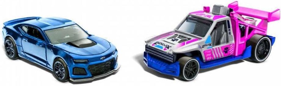 MATTEL HOT WHEELS: PULL-BACK SPEEDERS - 2022 CAMARO ZL1 &amp;AMP; BONE SHAKER