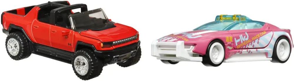 HOT WHEELS: PULL-BACK SPEEDERS - GMC HUMMER EV - ALPHA PURSUIT (HWH55)