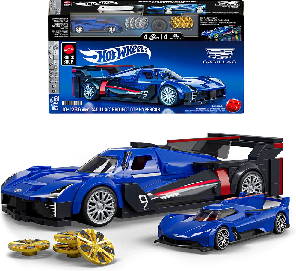 HOT WHEELS: SPEED SERIES BRICK SHOP - CADILLAC PROJECT GTP HYPERCAR VEHICLE (JFR89)