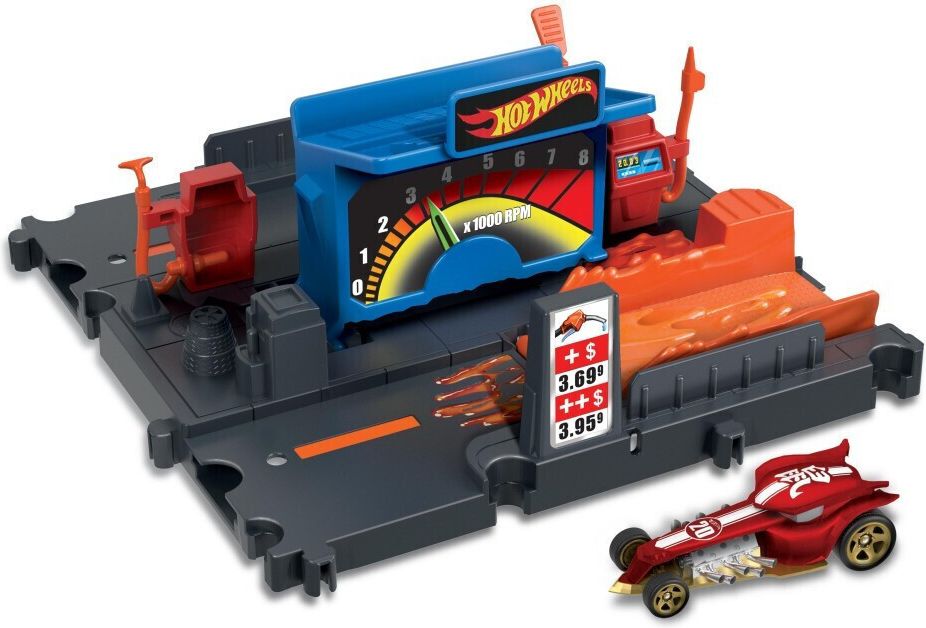 HOT WHEELS CITY-FUEL STATION SHIFT TRACK SET (HKX45)
