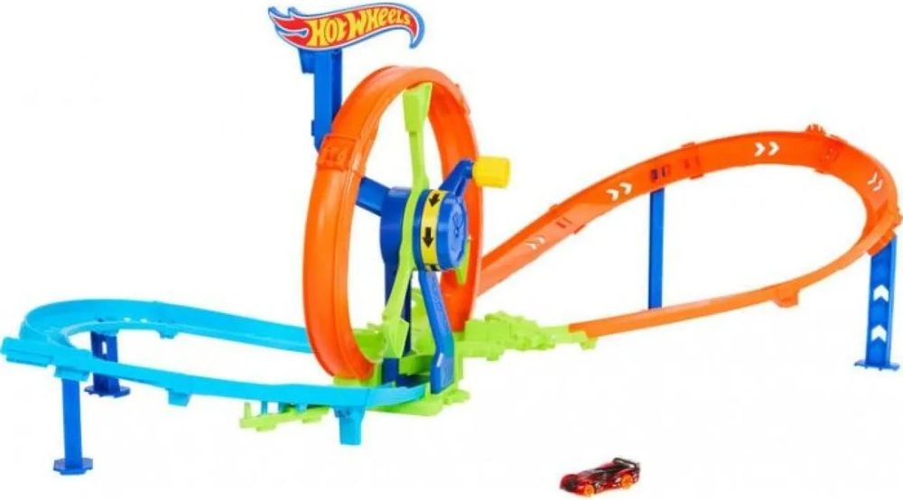 HOT WHEELS: ΠΙΣΤΑ ΓΡΗΓΟΡΗ ΕΚΚΙΝΗΣΗ ΜΕ ΛΟΥΠ (JBX65) MATTEL