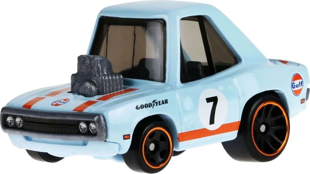 HOT WHEELS: SILVER SERIES TOONED GULF RACING - '70 DODGE CHARGER (JCB63) MATTEL