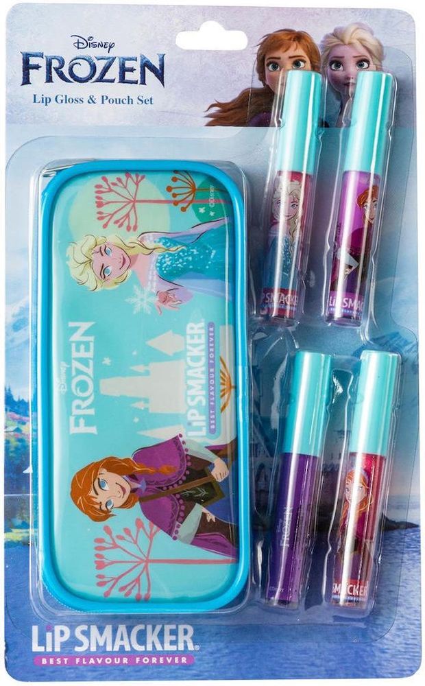DISNEY FROZEN LIP SMACKER: LIP GLOSS - POUCH SET