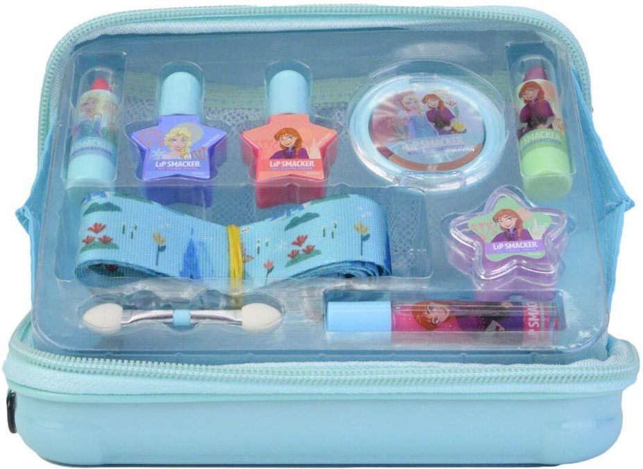 DISNEY FROZEN LIP SMACKER TRAVEL TO GO BEAUTY CASE MATTEL
