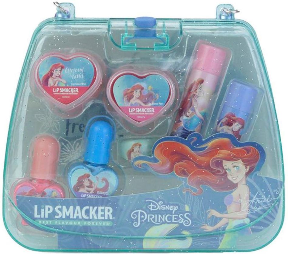 DISNEY PRINCESS LIP SMACKER ARIEL MINI TOTE BAG LIP SMACKER